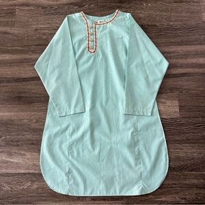 VTG Disney Animal Kingdom Cast Member Uniform Jalaba Shirt Dress Size L African